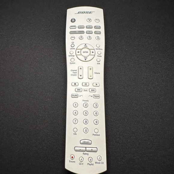Authentic Bose RC38T1-27 Master Remote Control uMusic Lifestyle 38/48 GSX Stored - Picture 1 of 12